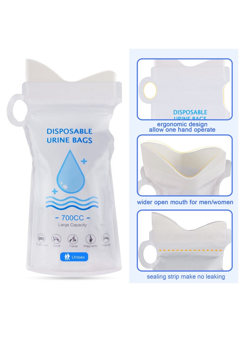 Excefore 10 قطع أكياس ألينتو المر disposable, أكياس التخييم, أكياس ألينتو سعة 700 مل unisex, مرحاض السفر, أكياس ألينتو, ازدحام المرور, مراحيض محمولة طارئة, أكياس صغيرة للنحل - Image 3