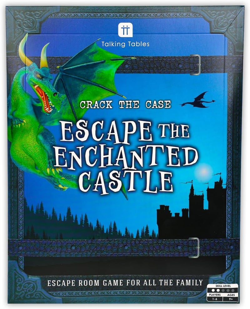 Talking Tables Enchanted Castle Escape Room Game for Kids Rescue The Dragon Puzzles Clues QR Codes Music Family Games Adults Brain Teaser Puzzles Ages 9 16 Players - Image 2