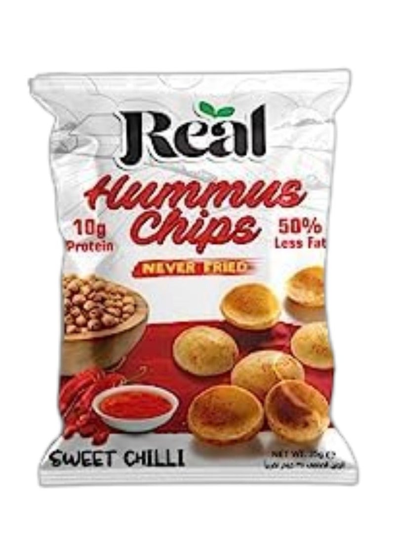 Real Protein Chickpea Chips Sweet Chili- 60 Grams (Pack of 2) - Image 2