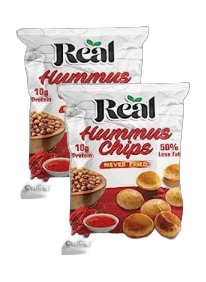 Real Protein Chickpea Chips Sweet Chili- 60 Grams (Pack of 2) - Image 1