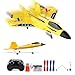 RoofWorld Yellow RC Plane for Kids Upgrade F22 Raptor Fighter RC Airplane Remote Control Airplane Toys 24 GHZ Smart 6axis Gyro Stabilizer RTF RC Jet Aircraft Easy to Fly Outdoor Toy RC Glider for Beginners - Image 2