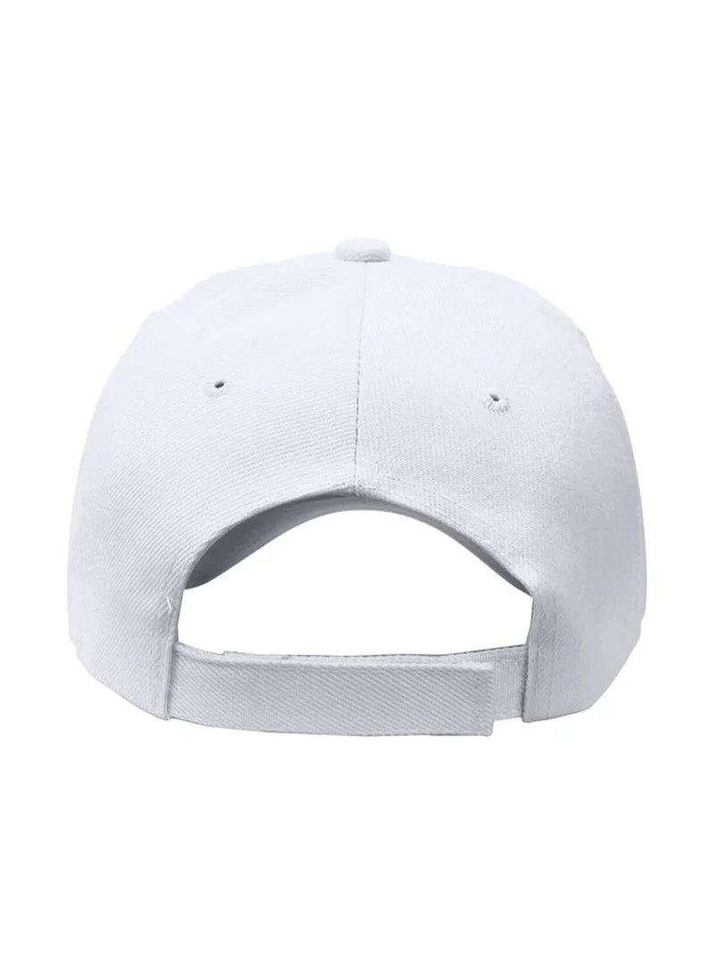 Mobcos 100% Cotton White Baseball Dad Cap - Adjustable Size Hat for Running, Workouts, and Outdoor Activities - Baseball Cap for Men and Women