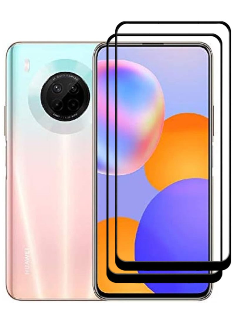 ACLIX 2 Pieces Antistatic ESD Dustproof Premium Quality High Definition Tempered Glass Screen Protector Designed For Huawei Y9a - Image 1