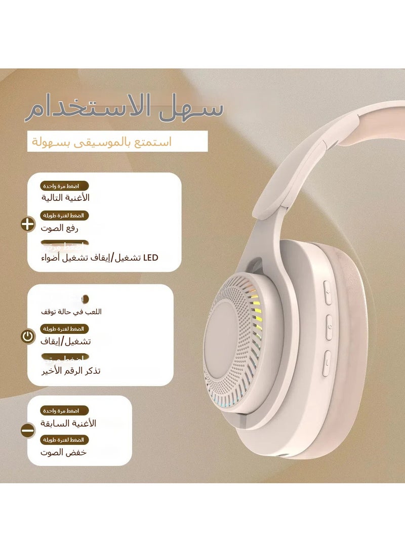 general M6max Headset wireless Bluetooth headset, stereo sound quality, collapsible card, enjoy convenient music journey - Image 2
