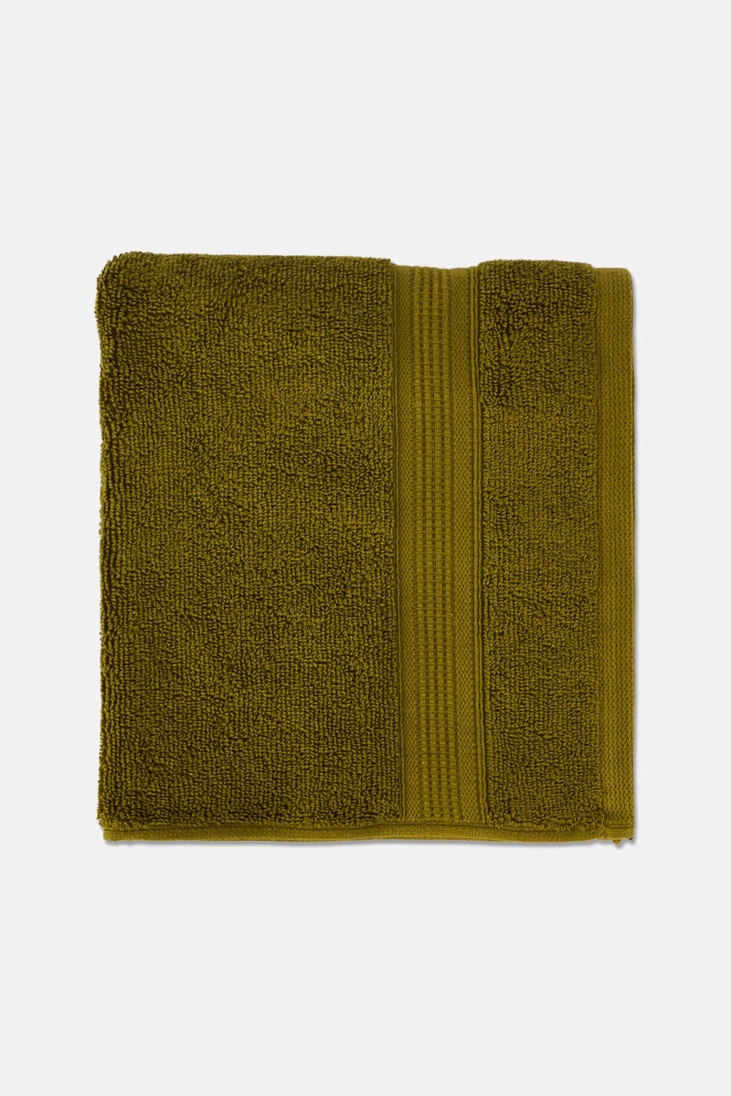 YOTO Cotton Hand Towel, Green - Image 1