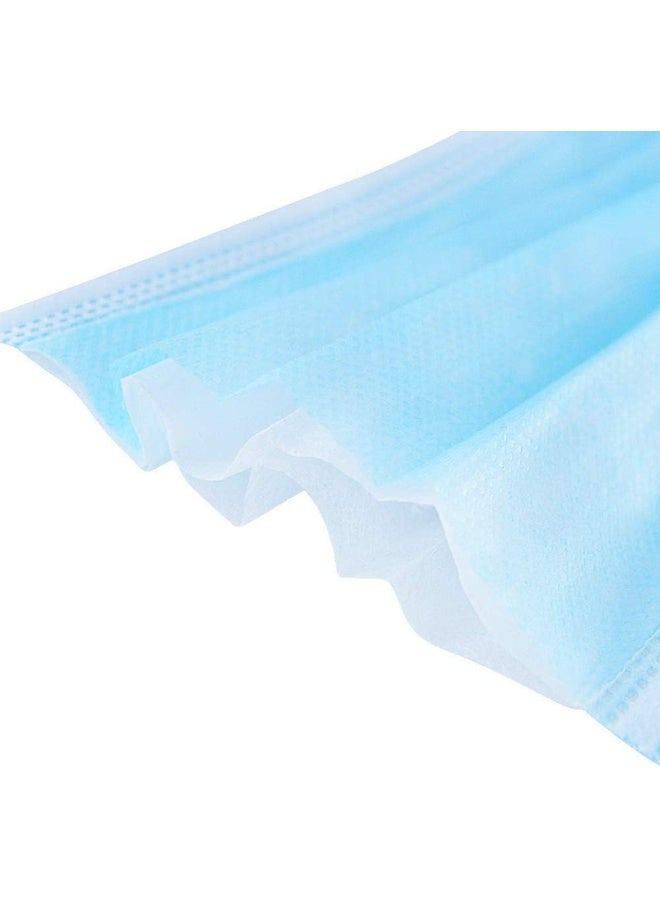 Poaker Blue/Black Disposable Face Masks Non-Woven Fabric For Comprehensive Nose And Mouth Protection  - Image 5