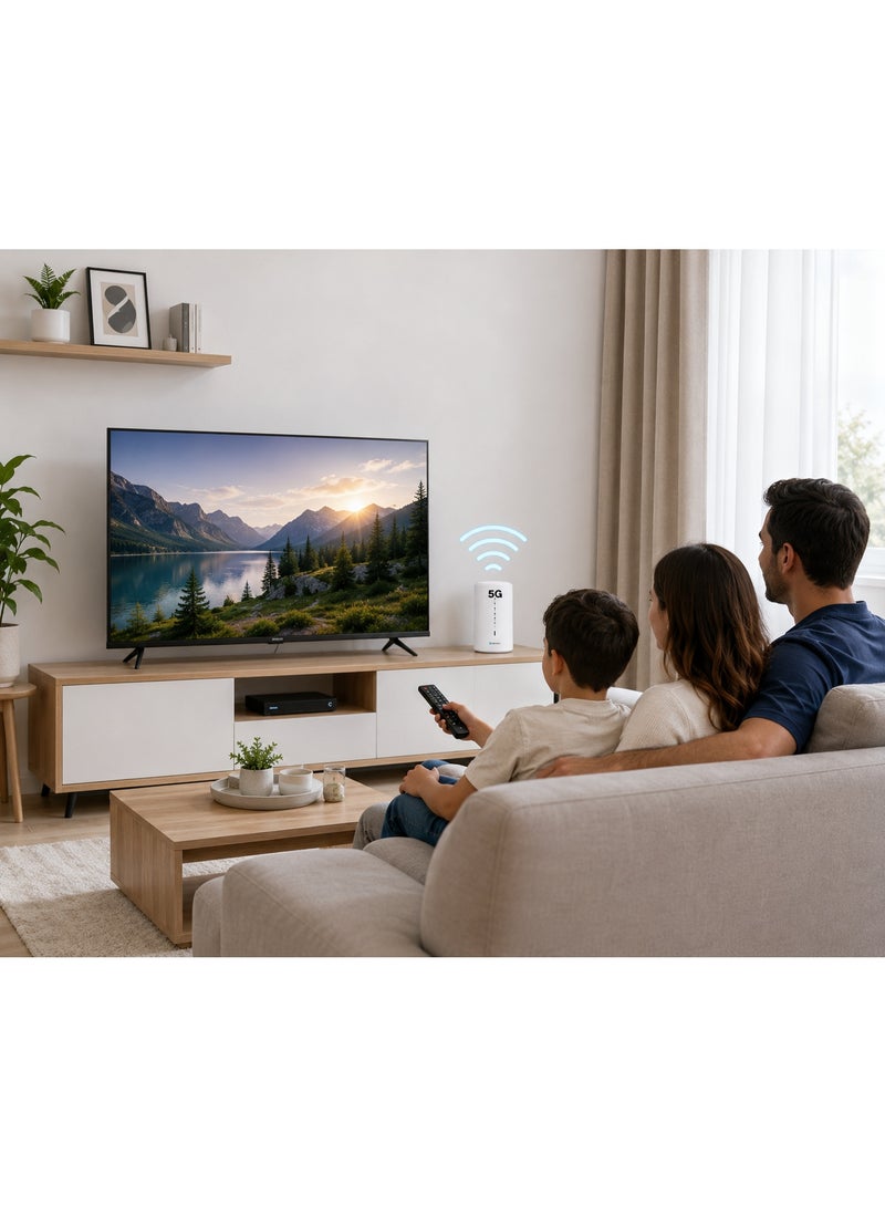 digi-tech 5G Router Wi-Fi 6 AX 1800 | Up to 9.6Gbps Download Speed |  Connect Up to 32 Devices | Dual Band 2.4GHz & 5GHz | Supports All Network Operators | Digitech S1 - White - Image 3