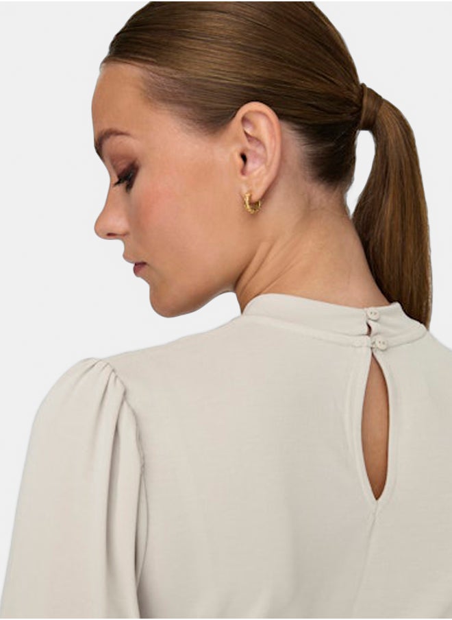 ONLY Onlfree Life L/S Modal Highneck Top Jrs  - Image 4