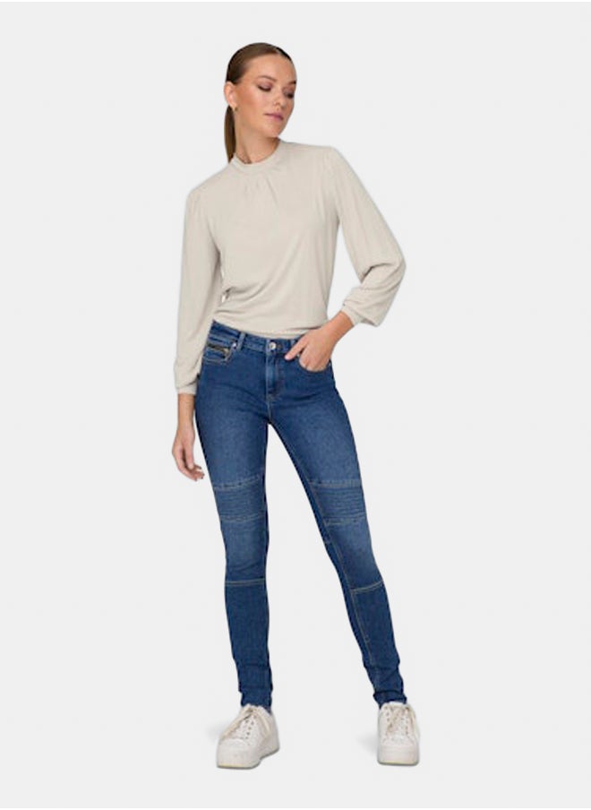 ONLY Onlfree Life L/S Modal Highneck Top Jrs  - Image 3