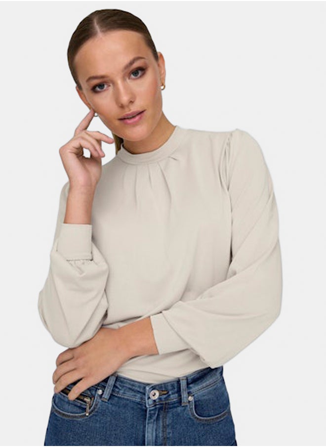 ONLY Onlfree Life L/S Modal Highneck Top Jrs  - Image 2