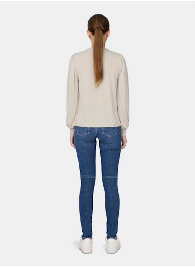 ONLY Onlfree Life L/S Modal Highneck Top Jrs  - Image 5