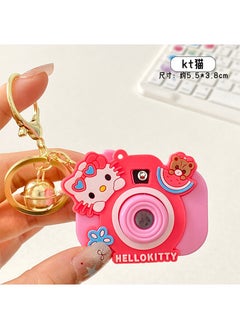 Internet Celebrant Soft Glue Capybara Rizou Projection Camera Keychain Pendant Car Keychain Accessories Womens Bag Pendant Kt cat