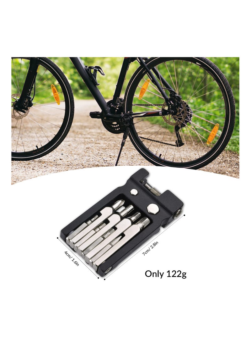 SYOSI Bicycle Multi-Tool 20-In-1 Multitools Foldable Repair Tool Set Made of Stainless Steel Multi Function Bike Repair Tool Replacement - Image 3