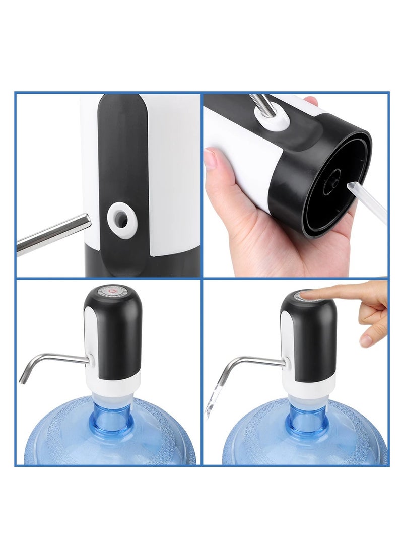 Water Bottle Pump, Water Bottle Dispenser 5 Gallon Bottle, USB Charging Automatic Drinking Water - Image 2