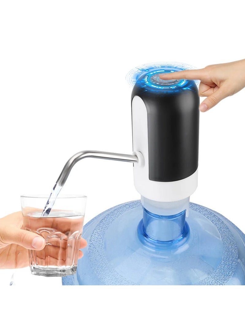 Water Bottle Pump, Water Bottle Dispenser 5 Gallon Bottle, USB Charging Automatic Drinking Water - Image 1