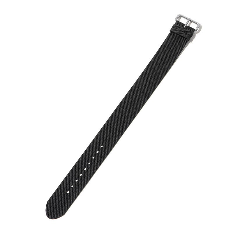 Generic NATO One Over Nylon Strap Huawei Samsung Universal Smart Canvas Watch Strap 20mm22mm in stock Black 