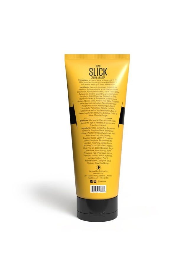 HeadBlade كريم حلاقة هيدسليك 8 أونصات لحلاقة رأس سلس للرجال الصلع، يساعد في التهيج، الاحمرار، وحروق الحلاقة - Image 2