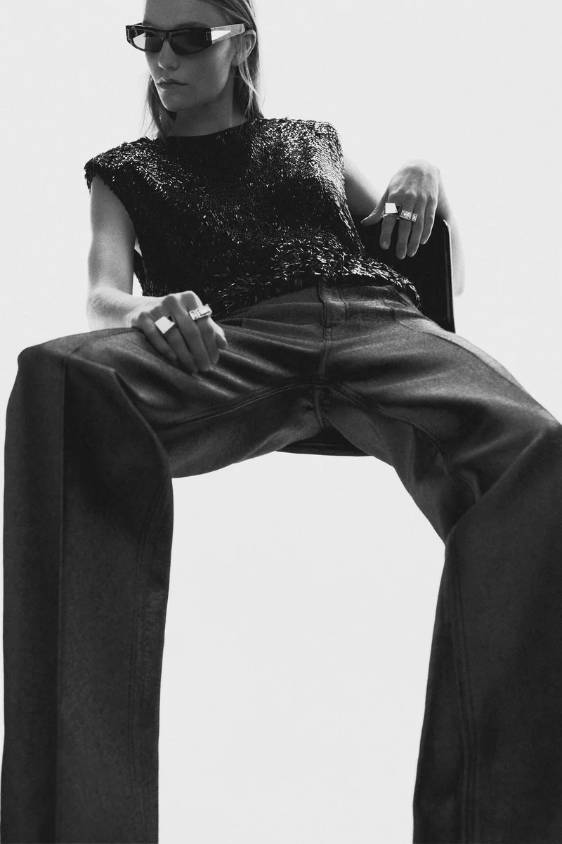 H&M Shimmering jeans