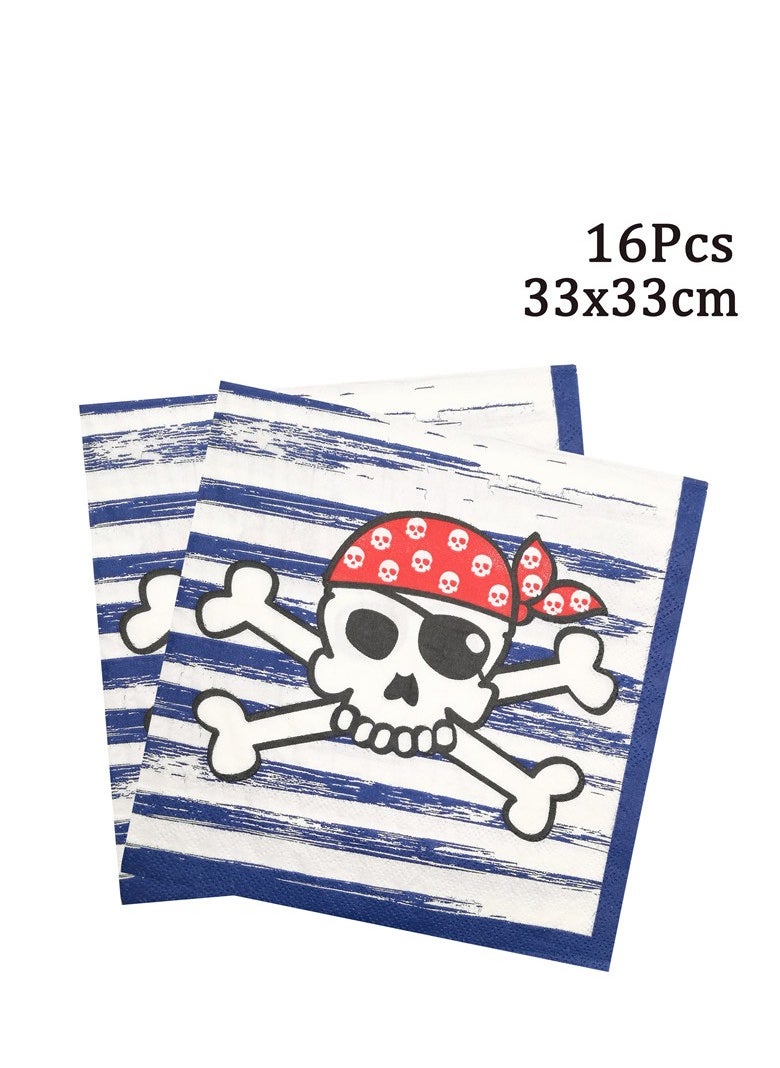 Pirate napkins, 16 pieces - pzsku/ZE1DE25E1248AC7F46E73Z/45/_/1729091146/8f73c2fd-e5d9-4203-958a-5ed7b1391c4e