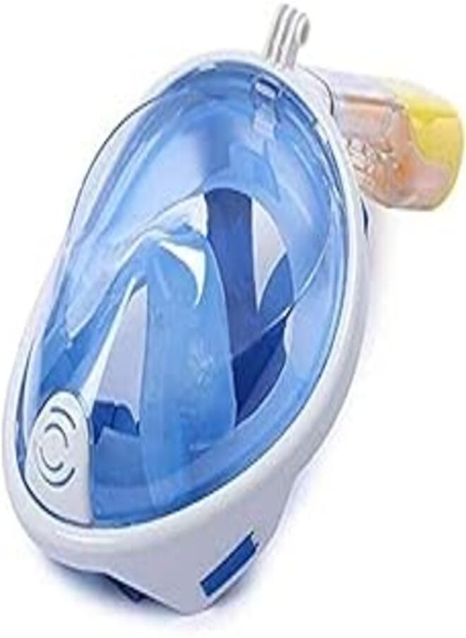 Generic Full Face Snorkeling Mask Wide View Snorkel Set Anti fog Anti Leak Portable Underwater Diving Swimming Scuba Full Dry Free Breathing 
