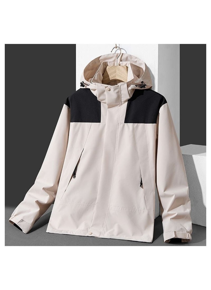 Loquat Thin Outdoor Hooded Windproof And Waterproof Overcoat 