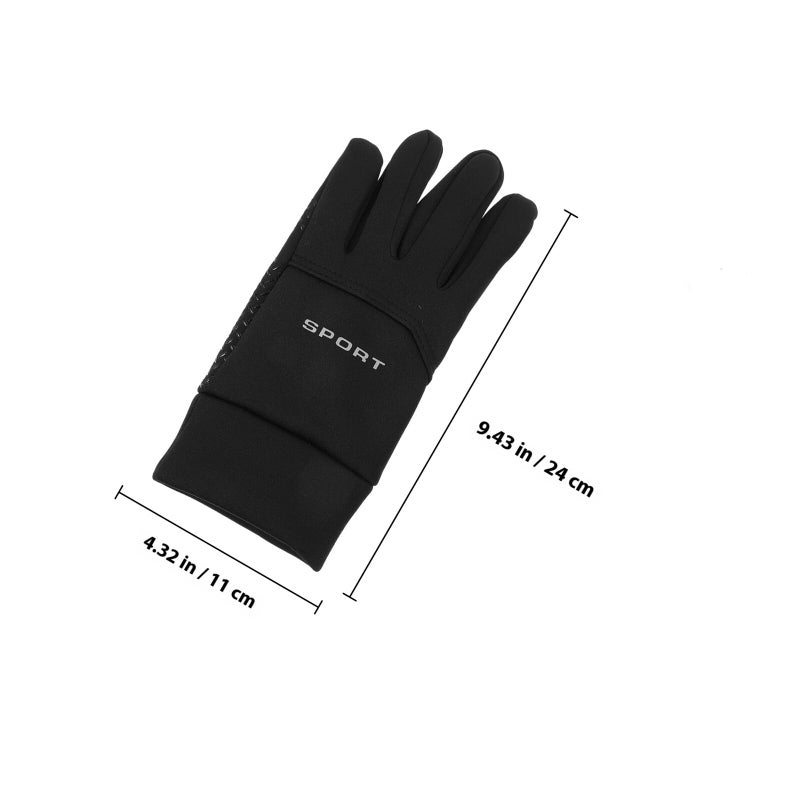 Winter Cycling Gloves Mens Touchscreen Windproof Waterproof Warm Non Slip Bike Riding - Image 3