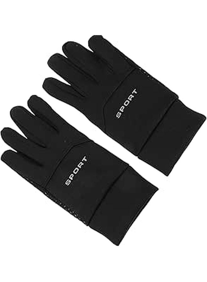 Winter Cycling Gloves Mens Touchscreen Windproof Waterproof Warm Non Slip Bike Riding - Image 1