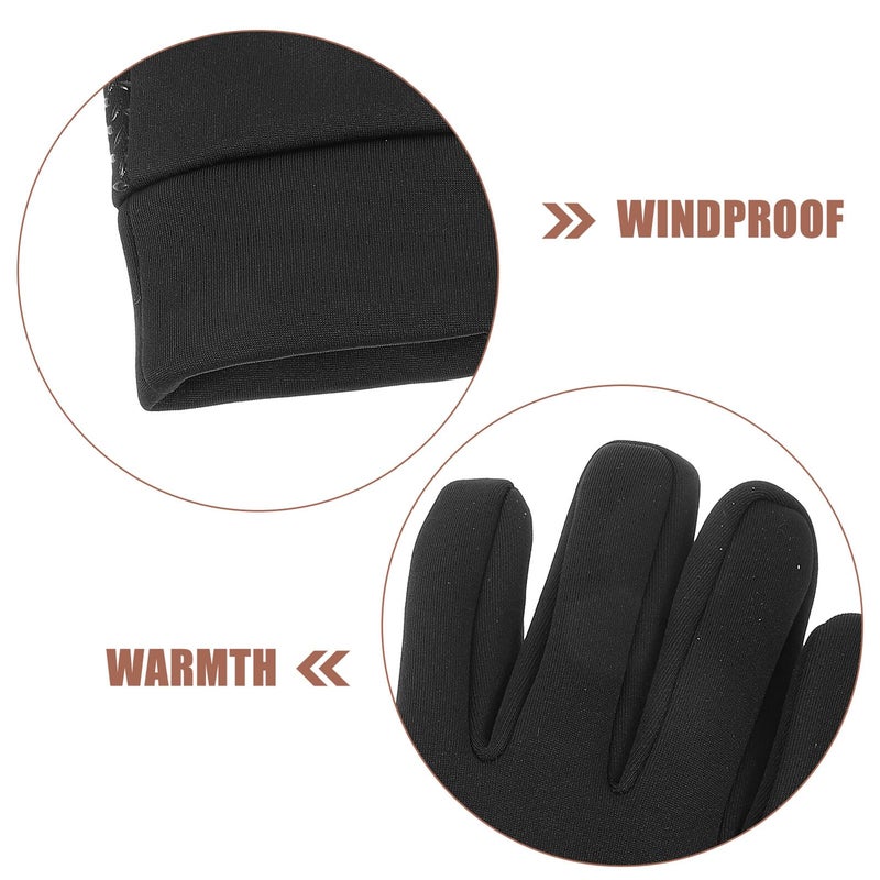 Winter Cycling Gloves Mens Touchscreen Windproof Waterproof Warm Non Slip Bike Riding - Image 4