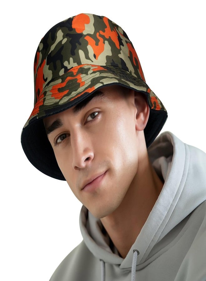 VRITRAZ Comfortable Adults Unisex Reversible Hats for Mens and Women (Color-Camo Multi) - Image 1