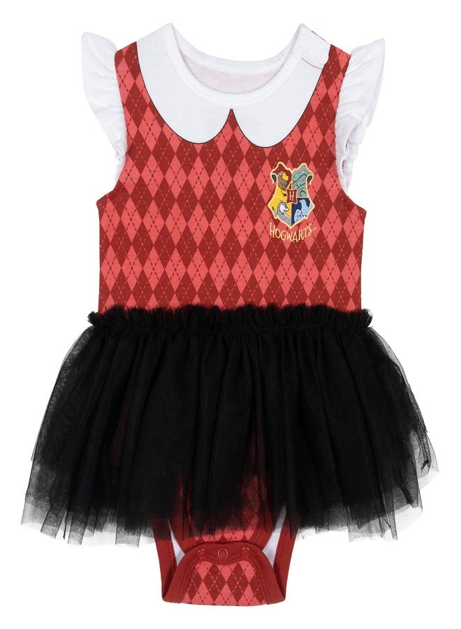 Harry Potter Infant Baby Girls Sleeveless Cosplay Dress and Headband Set 12 Months Red/Black - Image 2
