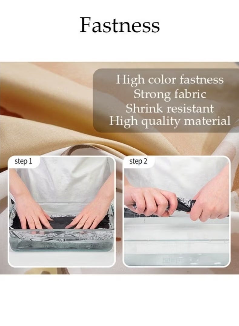 JUNYOUK 2 Pcs Private Bed Curtain At The Bottom Of The Bunk Bed, Breathable And Dustproof Single Bed Blackout Curtain, Dormitory Family Bed Curtain, Can Cover 3 Sides - Image 5