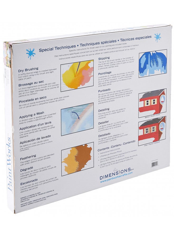 Dimensions Paint By Number Japan Garden Multicolor, 20 inches x 16 inches - Image 3