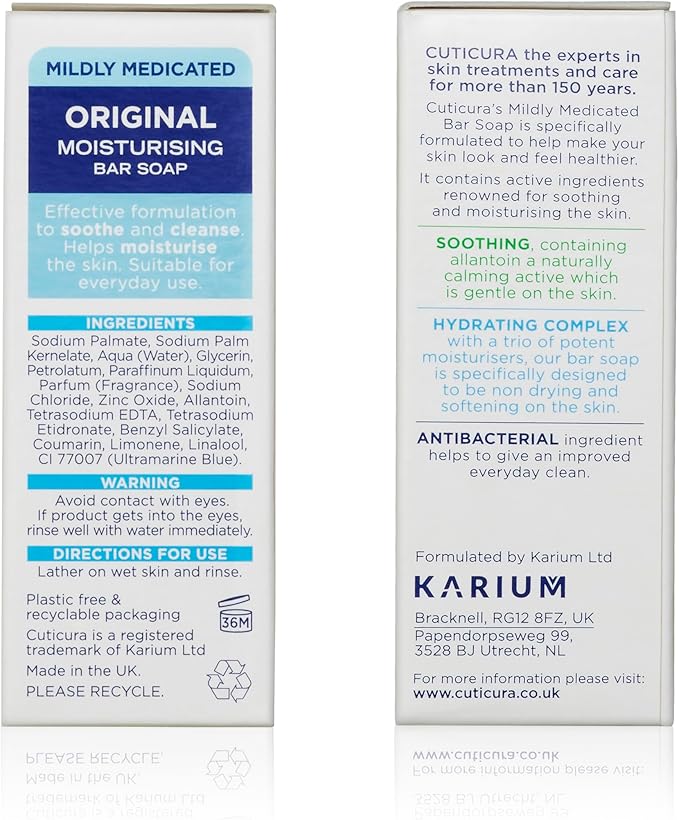 CUTICURA Mildly Medicated Bar Soap 100g 6 PACK VALUE Skin Soothing Antibacterial Allantoin Glycerin to Prevent Minor Infections Irritations Hand Face Body - Image 3