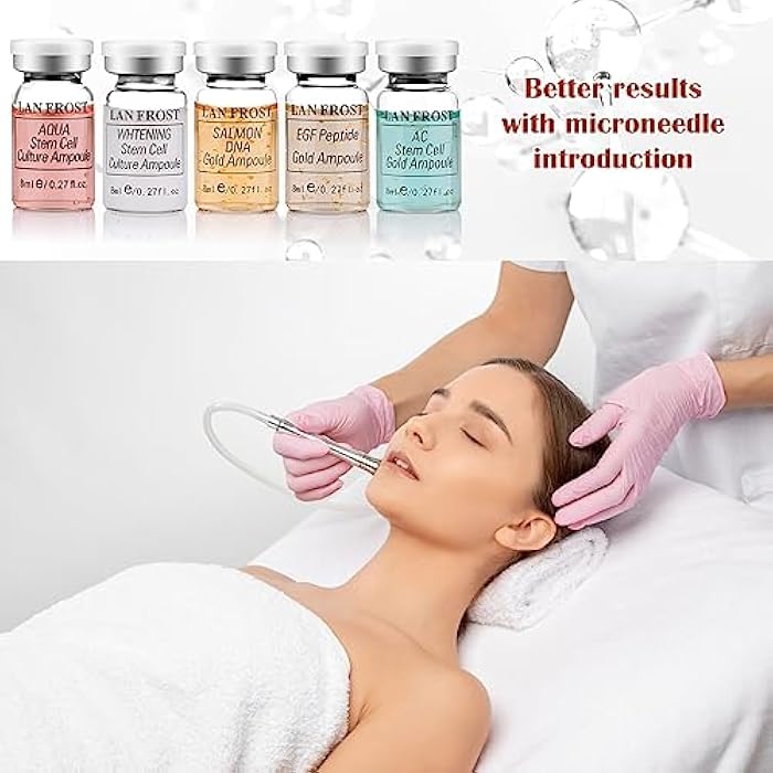 TRESSON BB Facial Glow Starter Kit Serum Essence Skin Care Set 0.27oz 6 Vials, Skin Care Serum for Face BB Radiance Facial Kit - Image 3