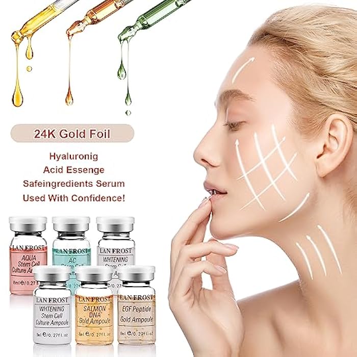 TRESSON BB Facial Glow Starter Kit Serum Essence Skin Care Set 0.27oz 6 Vials, Skin Care Serum for Face BB Radiance Facial Kit - Image 4
