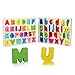 ScienSta Uppercase and Lowercase Letters Wooden Puzzles for Toddlers Wooden ABC Alphabet Puzzles Toddler Learning Puzzle Toys for Kids 15 2 in 1 Early Education Letter for Boys Grils 15 Years Old - Image 3