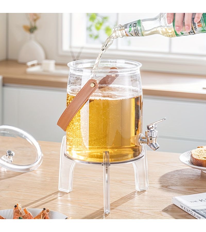 Beverage Bucket With Tap 11L For Beer Fruit Tea Cola Juice Ice Party - Image 4