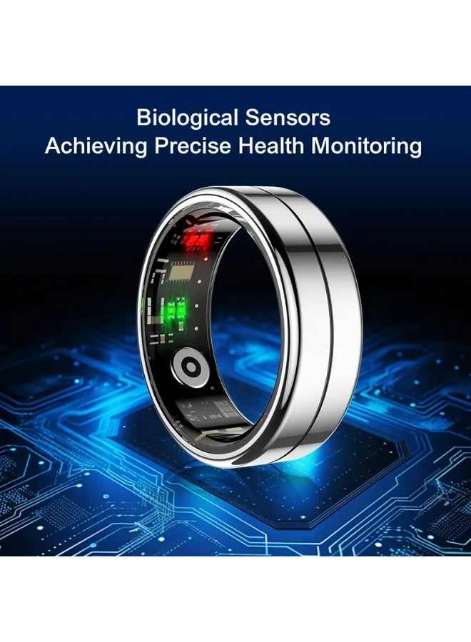 Youth Demon Fashion Men's Smart Ring – 3 Colors, 5ATM Waterproof, Multi-Function Fitness Tracker, iPhone/Android Compatible, Stylish Tech Gift - Image 2