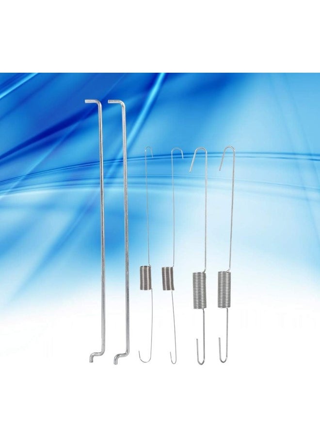 Generator Speed Control Spring, Pack of 2 Sets Throttle Governor Spring Link Rod, Generator Parts General Wire Spring for Power Equipment,168fjf160/168f-1/168f-2