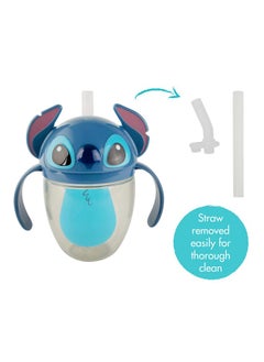 The First Years Stitch Silicone Straw Cup Spill Proof Sippy Cups Toddler Cups For 9 Months And Up 7 Ounces  - Image 5