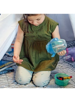 The First Years Stitch Silicone Straw Cup Spill Proof Sippy Cups Toddler Cups For 9 Months And Up 7 Ounces  - Image 3