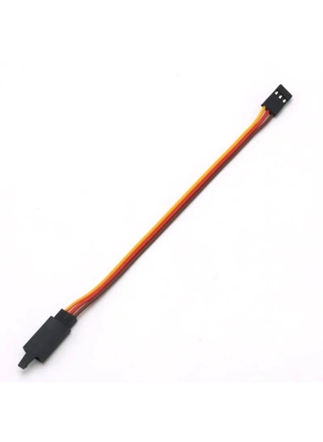 Steering Gear Extension Cable DuPont Head Anti-release Buckle Aircraft Model Adapter Cable 15 50cm 60 Core Wholesale-Color:60 Heart Brown Red Orange Anti-off Line 15CM  - Image 3