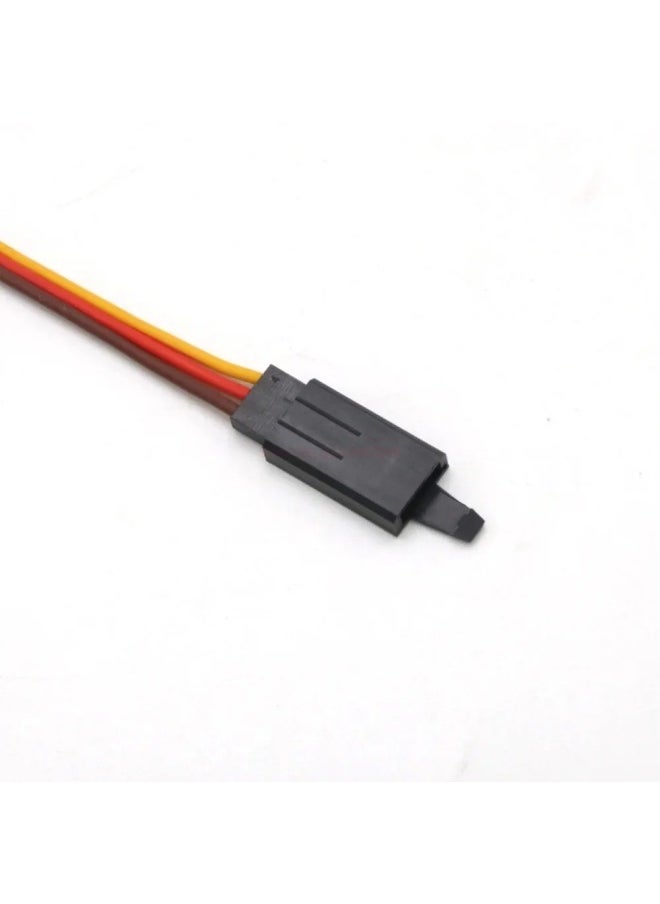 Steering Gear Extension Cable DuPont Head Anti-release Buckle Aircraft Model Adapter Cable 15 50cm 60 Core Wholesale-Color:60 Heart Brown Red Orange Anti-off Line 15CM  - Image 4