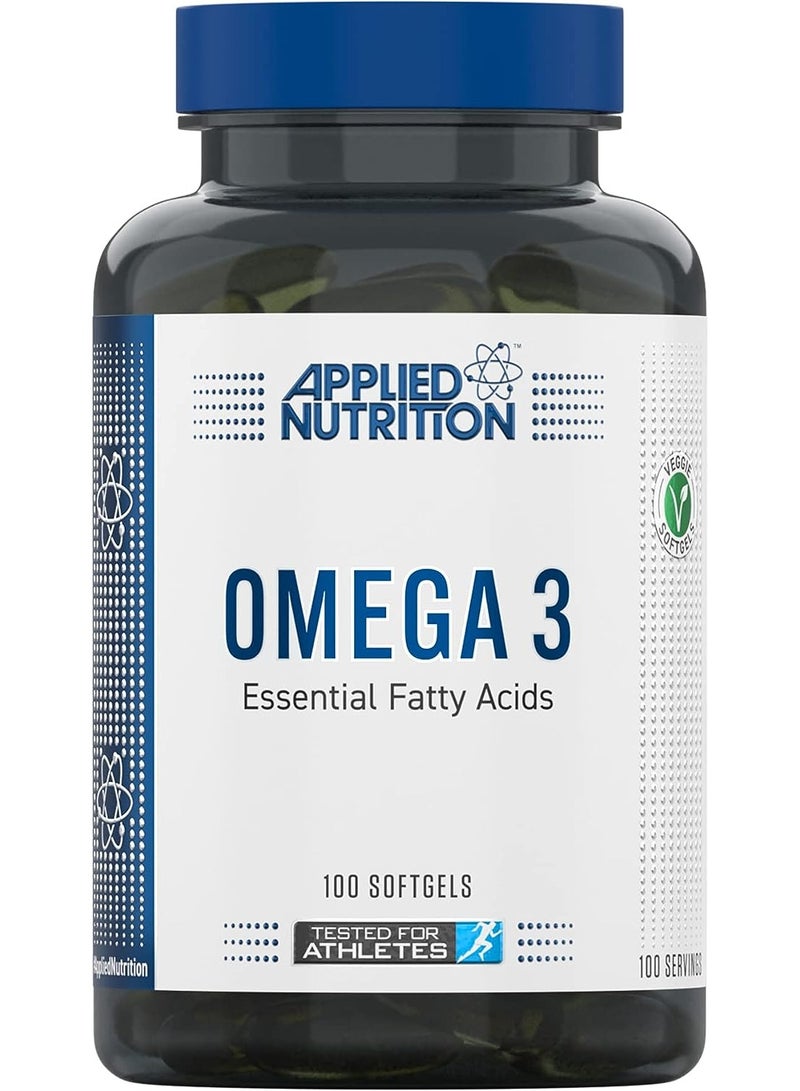 Applied Nutrition Omega 3, Omega Fish Oil 1000mg 100 Softgels  - Image 1