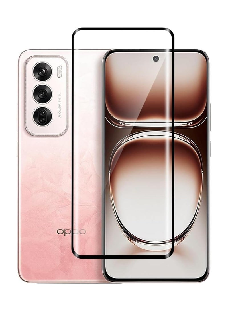 Screen Protector for OPPO Reno 12 Pro 5G Tempered Glass Screen Protector 9H Hardness Anti Fingerprint Scratch Resistance for OPPO Reno 12 Pro 5G - Image 1