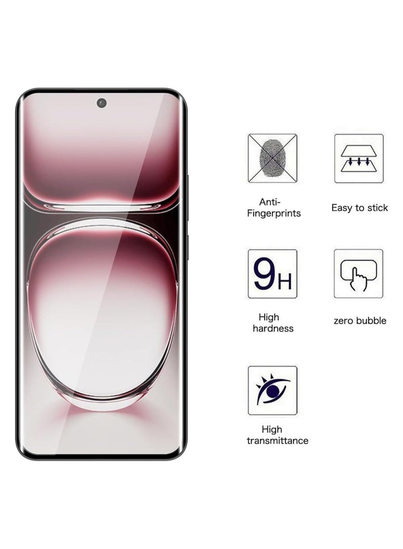 Screen Protector for OPPO Reno 12 Pro 5G Tempered Glass Screen Protector 9H Hardness Anti Fingerprint Scratch Resistance for OPPO Reno 12 Pro 5G - Image 2