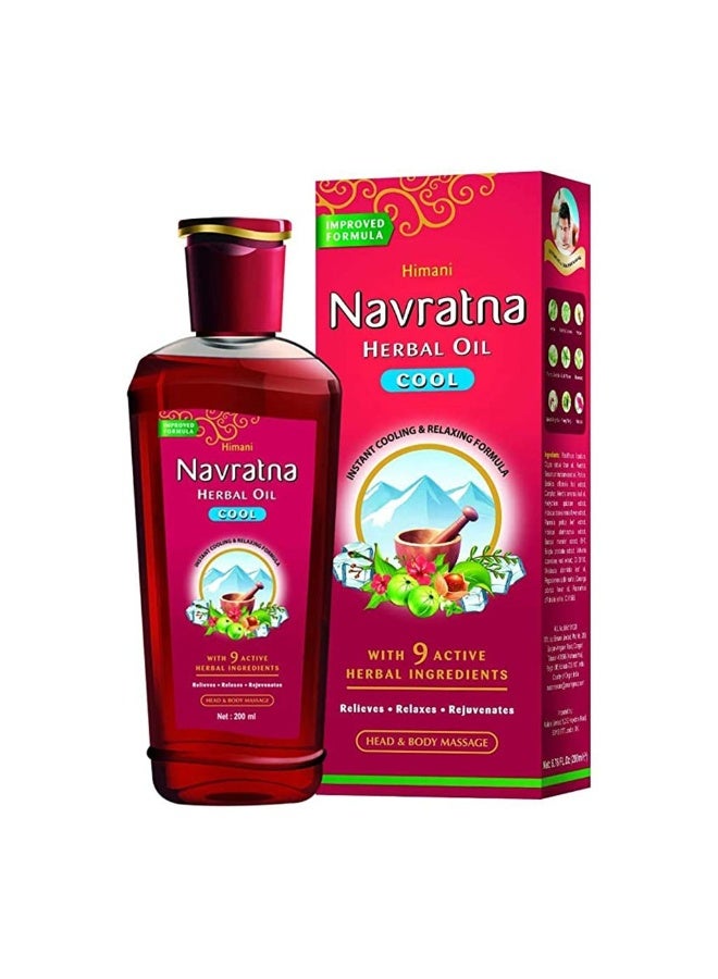 Himani Navratna Stress Relieving Head & Body Massage Oil 200ml