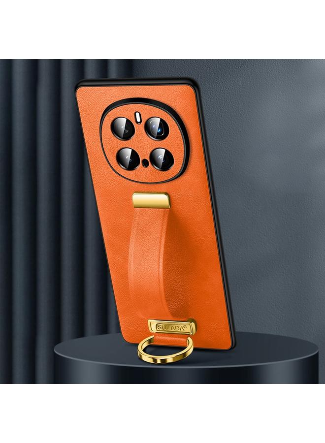 The Bros Case For Honor Magic7 Pro PC Hybrid Leather Texture Skin Feel Shockproof Phone Case