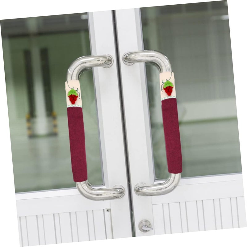 Vosarea Refrigerator Door Handle Covers Double-Door Fridge Gloves Handle Decor for Kitchen - Image 5