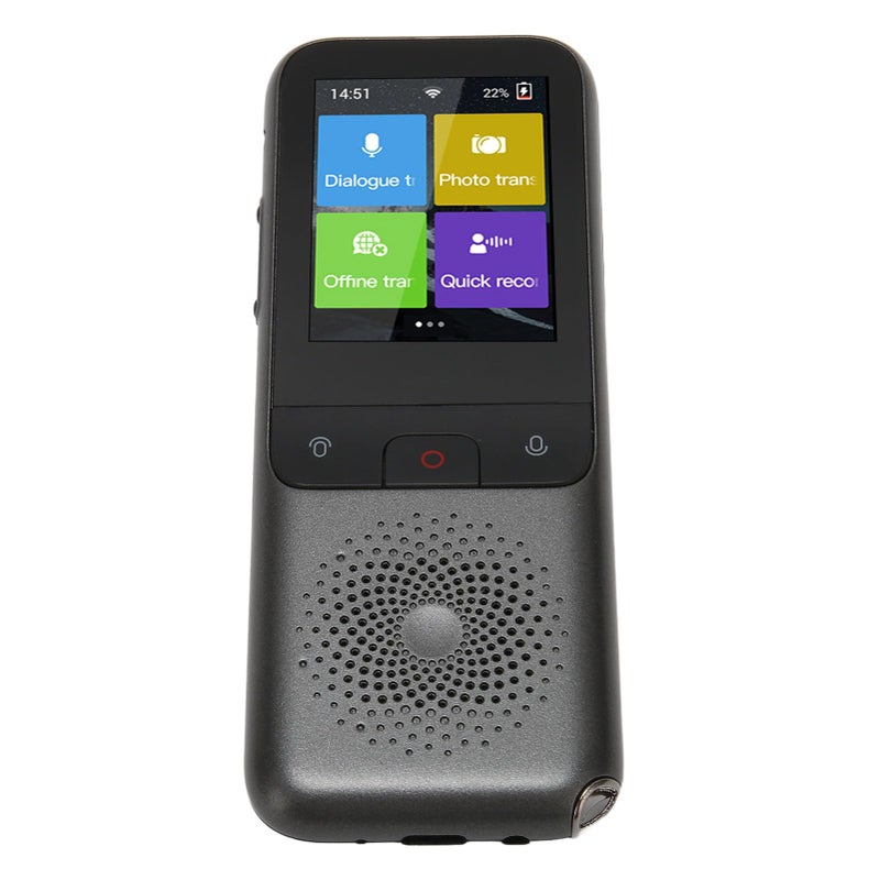جهاز مترجم اللغات 134 لغة 10 ترجمة صور دون اتصال مترجم صوت MP3 للسفر والتعليم - Image 2